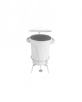 LIXEIRA BALDE PEDAL COM ARMAÇÃO - Foto 1