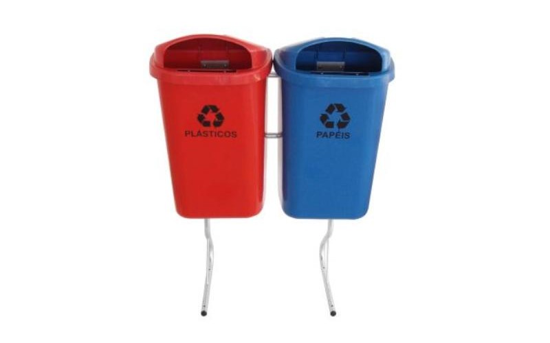 Detalhes do produto CONJUNTO RECICLÁVEL C/ 02 PAPELEIRAS
