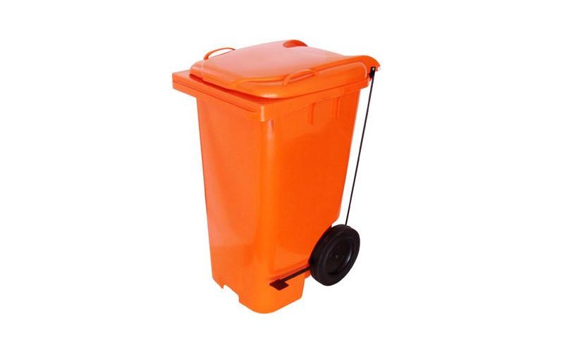 Detalhes do produto CARRINHO COLETOR COM TAMPA E PEDAL